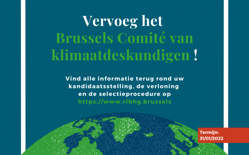 Oproep - Brussels Comité van Klimaatdeskundigen