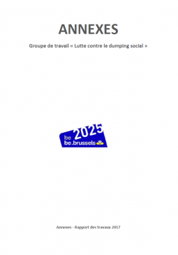 Annexes -Groupe de travail « Lutte contre le dumping social »