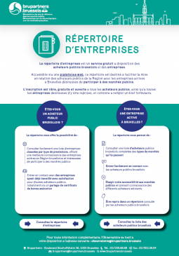 Infographie - Répertoire d'entreprises